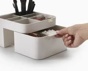 Hộp Đựng Đồ Trang Điểm Kèm Gương Joseph Joseph 75007 - Thiết Kế Tiện Lợi Nhiều Ngăn Dành Cho Mỹ Phẩm