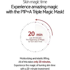 Mặt Nạ P1P Triple Magic Mask, Mặt Nạ Tế Bào Gốc Triple Magic Mask Chứa Collagen Tươi Và P1P