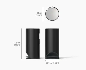 Thùng rác đạp chân Joseph Joseph Arc™ 30L - Thiết kế sang trọng, tiện lợi với bộ lọc mùi, giải pháp vệ sinh thông minh cho không gian sống
