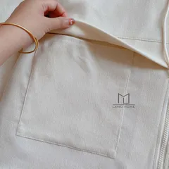 Áo Khoác Nhung Tăm Nữ Lamo Home 2 Lớp Freesize A005 - Thiết Kế Dày Dặn, Chống Nắng, Phong Cách Trẻ Trung, Tiện Lợi với Túi
