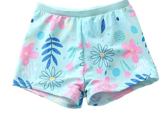 Bộ Đồ Bơi Bé Gái Kỳ Lân - 3 Món Áo Dài Tay, Quần Đùi, Quần Dài Có Túi Chống Nước - Đồ Đi Biển Năng Động, Thoáng Mát