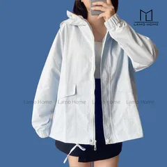 Áo Khoác Dù Chống Nắng Form Rộng Hàn Quốc Lamo Home A001 - Áo Khoác Siêu Nhẹ, Thời Trang Nữ, Chống Nước, Phong Cách Trẻ Trung