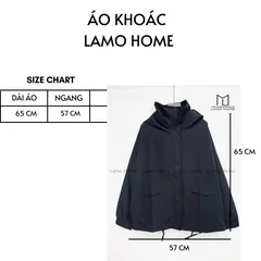 Áo Khoác Dù Chống Nắng Form Rộng Hàn Quốc Lamo Home A001 - Áo Khoác Siêu Nhẹ, Thời Trang Nữ, Chống Nước, Phong Cách Trẻ Trung