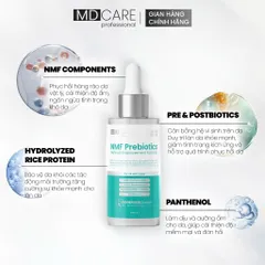 Serum MD Care NMF Prebiotics 30ml - Dưỡng Da Cân Bằng Vi Sinh, Phục Hồi Hàng Rào Bảo Vệ, Giảm Kích Ứng, Dưỡng Ẩm Cho Da Nhạy Cảm