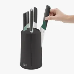 Bộ dao 5 món Joseph Joseph Elevate™ 10541 – Thép không gỉ Nhật Bản, Giá đỡ tiện lợi cho nhà bếp, Dụng cụ cắt chất lượng cao