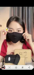 Khẩu trang kháng khuẩn từ vải sợi tre mềm mịn thân thiện với môi trường