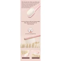 Bàn Chải Đánh Răng Anriea Cao Cấp Bảo Vệ Nướu - Công Nghệ Lông Mật Độ Dày, Siêu Mảnh, Chăm Sóc Răng Miệng Tối Ưu