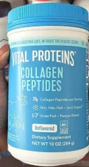 Bột Collagen Thủy Phân Vital Proteins 284g - Hỗ Trợ Làm Đẹp Da, Tóc, Móng và Khớp, Dễ Uống, Không Vị, Mỹ