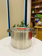 Bộ Nồi Inox 3 Đáy Nagakawa Aki NAG1357 - Chất Liệu Inox 304 Cao Cấp, Dùng Cho Mọi Loại Bếp, Đường Kính 16-20-24cm