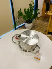 Bộ Nồi Inox 3 Đáy Nagakawa Aki NAG1357 - Chất Liệu Inox 304 Cao Cấp, Dùng Cho Mọi Loại Bếp, Đường Kính 16-20-24cm
