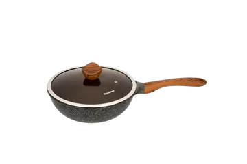Chảo Chống Dính Nagakawa NAG3054 30cm - Nhôm Nguyên Khối Đáy Từ, Vung Kính Chịu Nhiệt, Dùng Được Mọi Loại Bếp