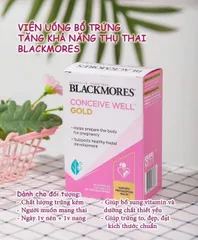 Viên uống bổ trứng Blackmores Úc 56 viên - Giúp tăng khả năng thụ thai và cải thiện chất lượng trứng cho phụ nữ chuẩn bị mang thai