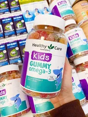 Kẹo Kids Gummy Omega 3 dạng dẻo 250v hàng chuẩn Úc