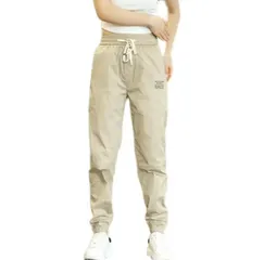 quần jogger nam nữ bo gấu chất liệu kaki