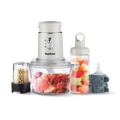 Máy Xay Thịt Đa Năng Nagakawa NAG0823 - 250W, Dung Tích 1,5L, Xay Thịt, Sinh Tố, Đồ Khô, Bóc Tỏi, Bảo Hành 12 Tháng