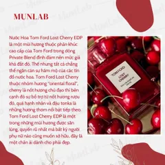 Nước Hoa Tomford Lost Cherry EDP 10ml - Dầu Thơm Quyến Rũ Sang Trọng, Hương Cherry Ngọt Ngào - Tặng Quà Hoàn Hảo