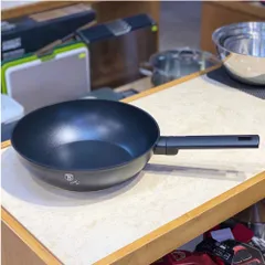 Chảo Sâu Lòng Berlinger Haus BH/7091N 28cm Màu Đen - Bộ Sưu Tập Monaco, Chất Liệu TitanPro, Tiết Kiệm Năng Lượng, Bền Bỉ và Sang Trọng