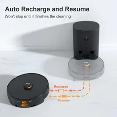 Robot hút bụi lau nhà IMOU RV-L11-A - Lực hút 2700Pa, Tự đổ rác, Công nghệ Lidar, Dọn dẹp Thông minh, Tiết kiệm Thời gian