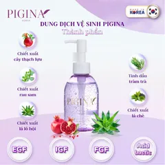 Dung dịch vệ sinh phụ nữ Pigina Lacto 150ml - Gel vệ sinh dịu nhẹ, cân bằng pH, chăm sóc vùng kín, khử mùi hiệu quả