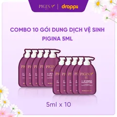 Combo 10 Gói Gel Dung Dịch Vệ Sinh Pigina Lacto - Khử Mùi, Làm Sạch Dịu Nhẹ, Cân Bằng pH, Sản Phẩm Chăm Sóc Vùng Kín Phụ Nữ 5ml