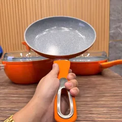 Bộ Nồi Chảo Chống Dính DESLON Kitchenware - Hợp Kim Nhôm Cao Cấp, An Toàn, Dùng Được Cho Bếp Từ, Không Chứa PFOA