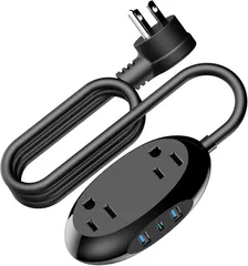 Ổ Cắm Điện Đa Năng Meauvan US06 - 2 Ổ 220V, 2 USB-A & 1 USB-C, Giải Pháp Tiện Ích Cho Cắm Trại & Dã Ngoại