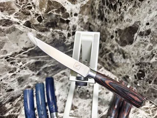 Bộ 6 Dao Gọt Imarku Nhật Bản - Dao Tỉa Hoa Quả Thép Không Gỉ SUS440A, Cán Gỗ Pakkawood Tiện Dụng Cho Nhà Bếp