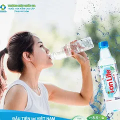 Nước uống kiềm i-on Life dung tích 330ml thùng 24 chai chứa vi khoáng tự nhiên, công nghệ Nhật Bản