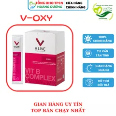 V-Oxy+ (V-LIVE) Cung cấp Oxy cho Máu giúp Tuần Hoàn Máu não Hỗ trợ Tim Mạch, huyết áp, giảm đau đầu, tăng cường trí nhớ