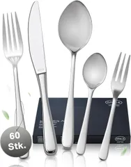 Bộ dao thìa dĩa Rösle PASSION SET 60 mảnh - Dụng cụ ăn bằng thép không gỉ cho 12 người, sang trọng và bền bỉ