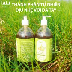 Nước rửa chén thảo mộc tự nhiên 500ml - Dầu thực vật và tinh dầu gừng, an toàn sức khỏe, thân thiện môi trường, khử mùi hiệu quả