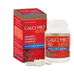 Calci MK7 Max - Bổ Sung Canxi Tảo Biển Đỏ, Vitamin D3 & K2 Hỗ Trợ Cải Thiện Xương Khớp, Giảm Nguy Cơ Loãng Xương