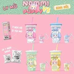 Ly Mù Đôi Nommi Vs Puppy 710ml – Blind Cup Đổi Màu – Quà Tặng Dễ Thương