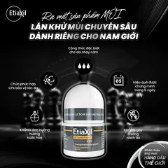 Lăn Khử Mùi Chuyên Sâu Etiaxil Cho Nam - Detranspirant Men Peaux 15ml Ngăn Mồ Hôi Hiệu Quả 5 Ngày