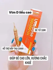 VITAMIN D3 Uvedose 100.000IU LIỀU CAO CỦA PHÁP DÙNG CHO TRẺ TỪ 18M 1 ống