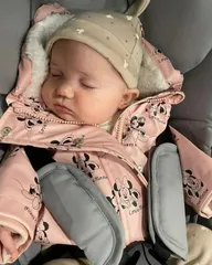 Áo Khoác Nữ Lót Lông Mickey - Siêu ấm áp, Chính Hãng Geo UK, Thời Trang Bé Gái, Săn Sale Chính Hãng
