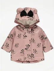 Áo Khoác Nữ Lót Lông Mickey - Siêu ấm áp, Chính Hãng Geo UK, Thời Trang Bé Gái, Săn Sale Chính Hãng