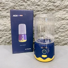 Máy Xay Sinh Tố Cầm Tay ACA ALY-30LL38D - Thiết Kế Nhỏ Gọn, Công Suất 35W, Pin Sạc USB - Trợ Thủ Đắc Lực Cho Mọi Chuyến Đi