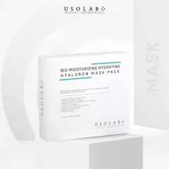 Mặt nạ Cấp Ẩm Usolab - 10 Miếng Dưỡng Ẩm Cho Làn Da Khô Ráp, Giúp Da Mềm Mịn và Sáng Hồng, Chứa Hyaluronic Acid