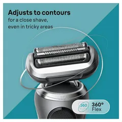 Máy cạo râu điện Braun Series 7 7120s - 3 lưỡi cắt, chống nước, điều chỉnh AutoSense cho cạo sắt và nhạy cảm - Sản phẩm Đức chính hãng