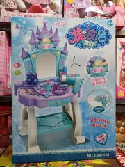 Bộ đồ chơi bàn trang điểm có đèn LED và nhạc - Đồ chơi giáo dục sáng tạo cho bé, kích thích sự phát triển kỹ năng làm đẹp