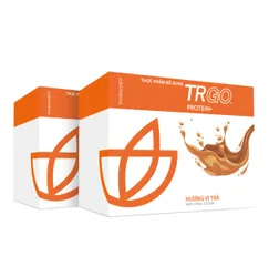 Thực phẩm bổ sung Protein TRGO Nuskin 15 gói/hộp - Whey Protein vị trà sữa, hỗ trợ phục hồi cơ bắp, dinh dưỡng tiện lợi cho người tập luyện