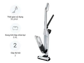 Máy Hút Bụi Không Dây Bosch BCH3P2301 - 2 Trong 1 Linh Hoạt, Đèn LED, Pin Lithium-ion, Dễ Dàng Vệ Sinh Mọi Bề Mặt
