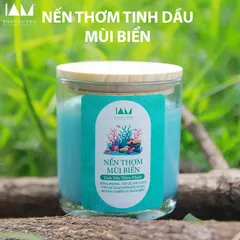 Nến Thơm Handmade 230gr Mùi Hoa Dại - Tinh Dầu Thiên Nhiên, Sáp Đậu Nành, Không Khói, Quà Tặng Sang Trọng cho Không Gian Sống