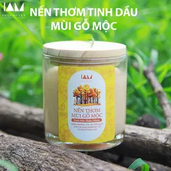 Nến Thơm Handmade 230gr Mùi Hoa Dại - Tinh Dầu Thiên Nhiên, Sáp Đậu Nành, Không Khói, Quà Tặng Sang Trọng cho Không Gian Sống