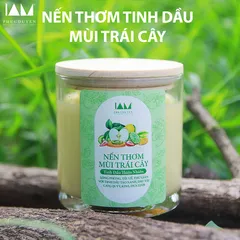 Nến Thơm Handmade 230gr Mùi Hoa Dại - Tinh Dầu Thiên Nhiên, Sáp Đậu Nành, Không Khói, Quà Tặng Sang Trọng cho Không Gian Sống