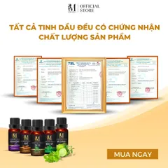 Tinh dầu xá xị nguyên chất Mocotics dung tích 5ml - 50ml giúp khử mùi, làm thơm phòng, oto hiệu quả