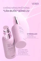 Kem chống nắng Verdi Exosome Tone Up Triple Action 50ml - Bảo vệ da chống UVA/UVB, Làm sáng và Dưỡng ẩm da tự nhiên