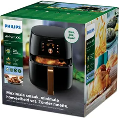 Nồi Chiên Không Dầu Philips HD9867/90 - Công Nghệ Rapid Air, Dung Tích 7.3L, 90% Ít Dầu, Thức Ăn Giòn Ngon, Tự Động Điều Chỉnh Thời Gian, Giữ Ấm 30 Phút