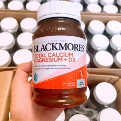Blackmores Total Calcium & Magnesium + D3 Úc lọ 200 viên mẫu mới